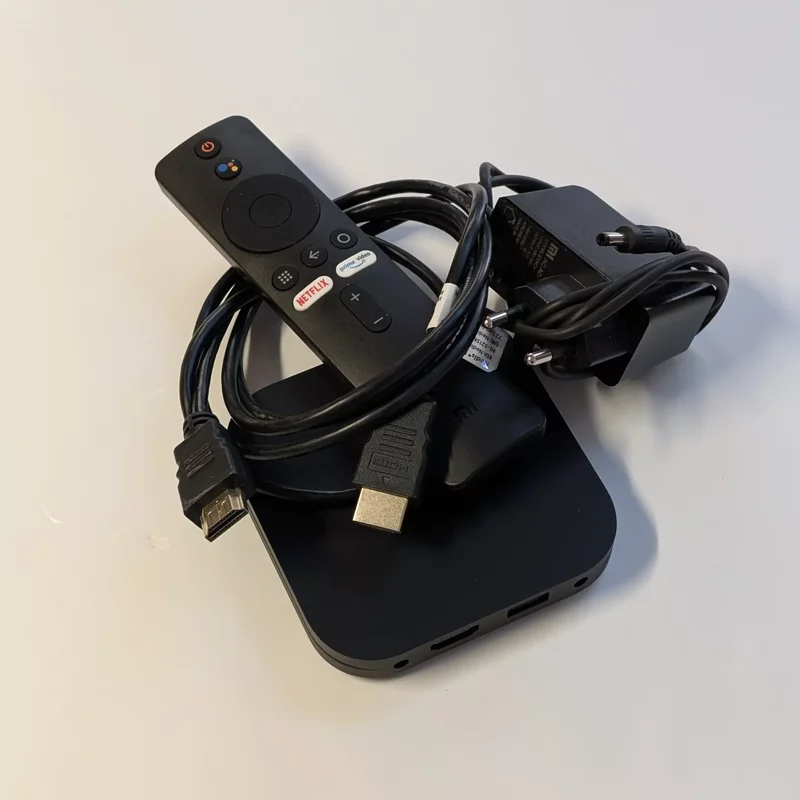 Player media de streaming Xiaomi Mi Box S, 4K, Asistent Google, Chromecast